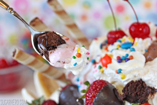 The Ultimate Banana Split | From SugarHero.com