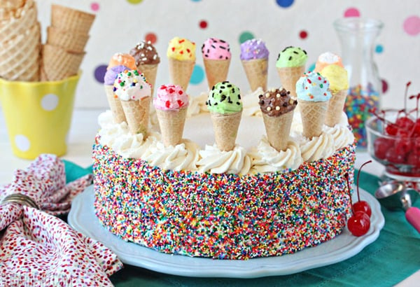 Ice Cream Sundae Cake - Sugarhero