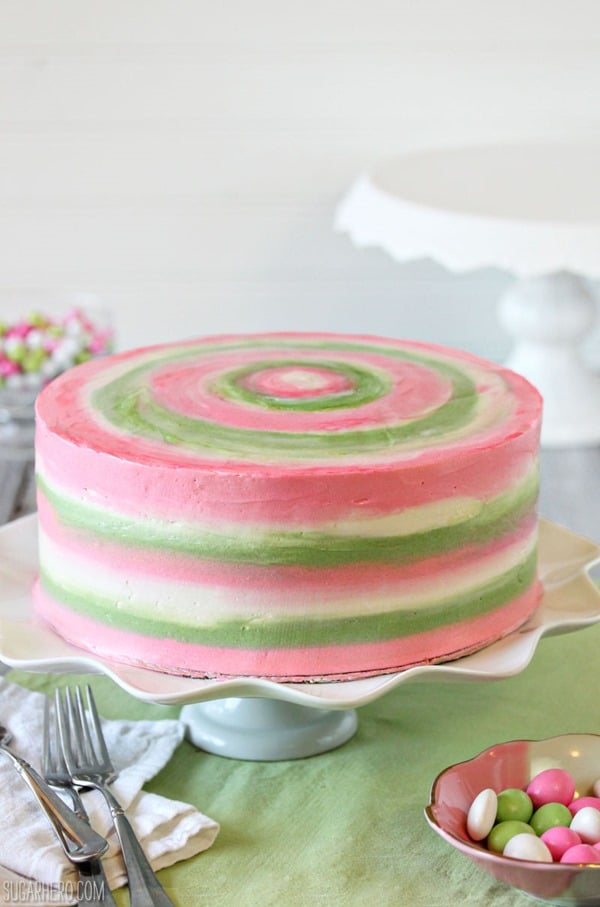 Spumoni Cake | From SugarHero.com