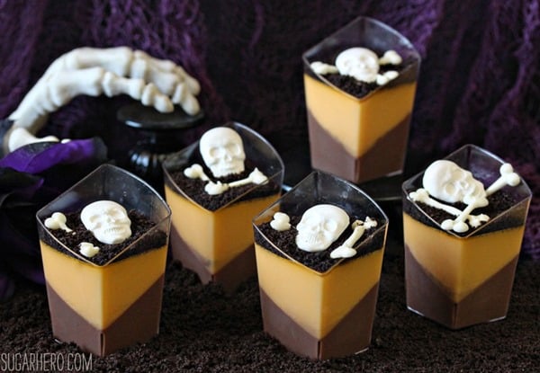 Chocolate Orange Panna Cotta | From SugarHero.com