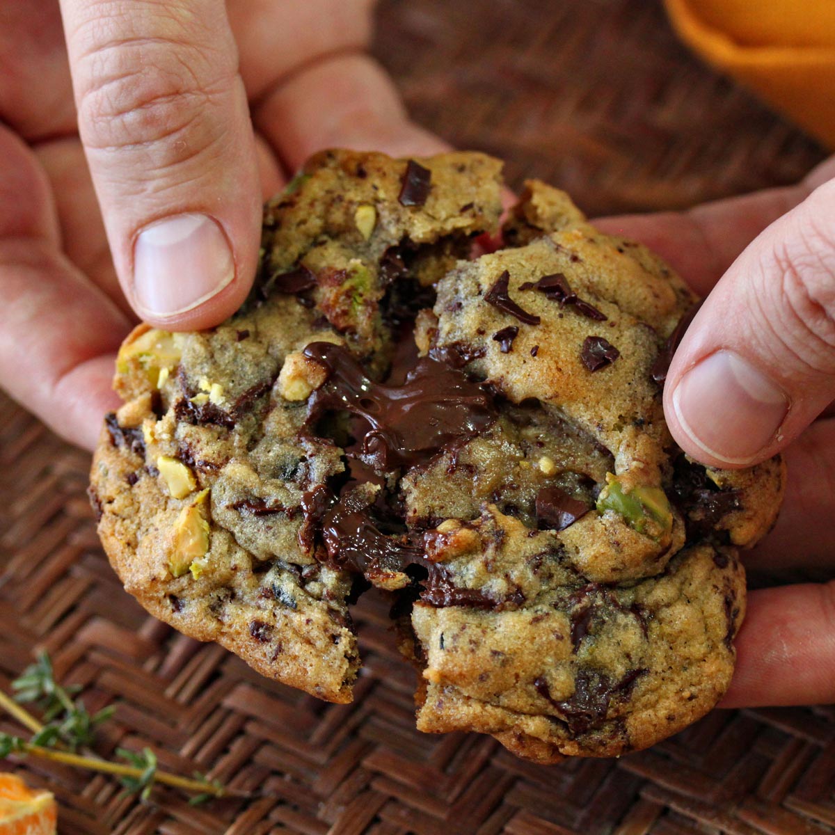 Clemen-Thyme Chocolate Chunk Cookies - SugarHero