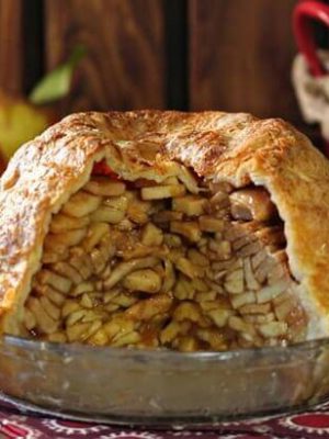 Mile High Apple Pie | From SugarHero.com