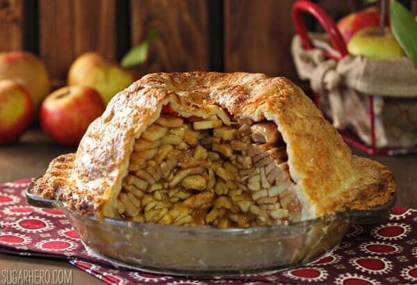 Mile High Apple Pie | From SugarHero.com Mile High Apple Pie | From SugarHero.com