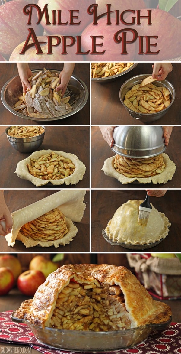 How to Make Mile High Apple Pie | From SugarHero.com