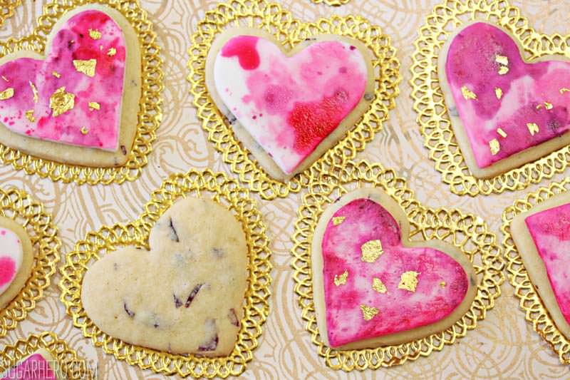 Watercolor Rose Sugar Cookies SugarHero