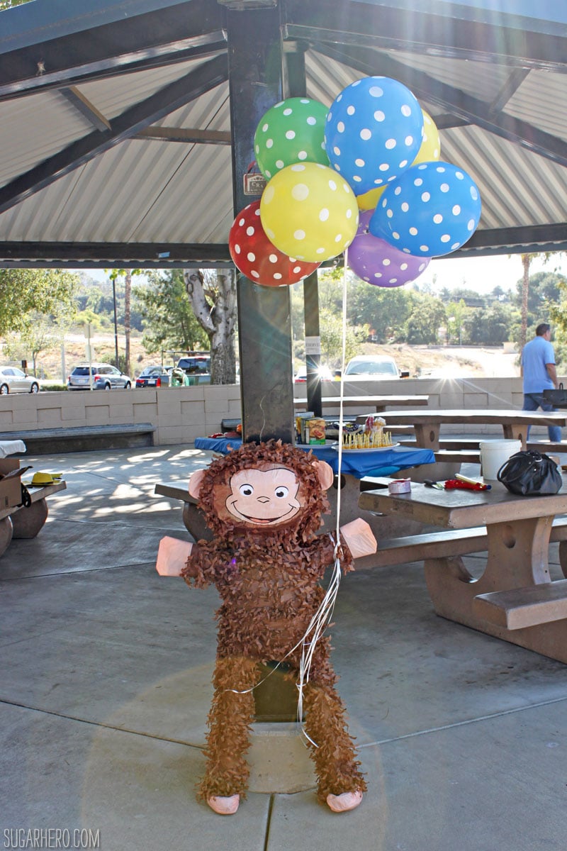 Curious George Birthday Party Ideas | From SugarHero.com