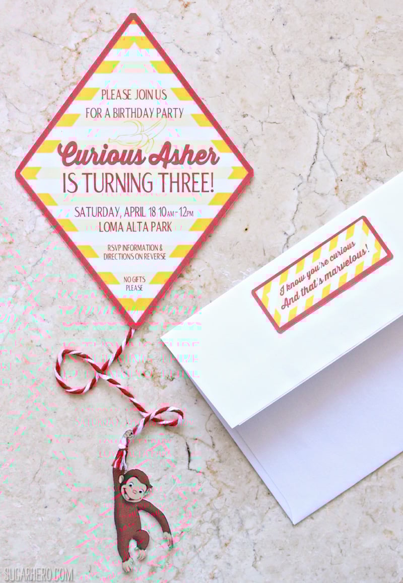 Curious George Birthday Party Ideas | From SugarHero.com Curious George Birthday Party Ideas | From SugarHero.com