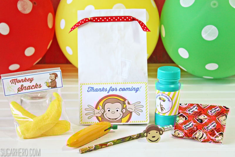 Curious George Birthday Party Ideas | From SugarHero.com Curious George Birthday Party Ideas | From SugarHero.com