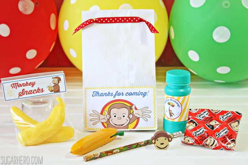 Curious George Birthday Party Ideas | From SugarHero.com