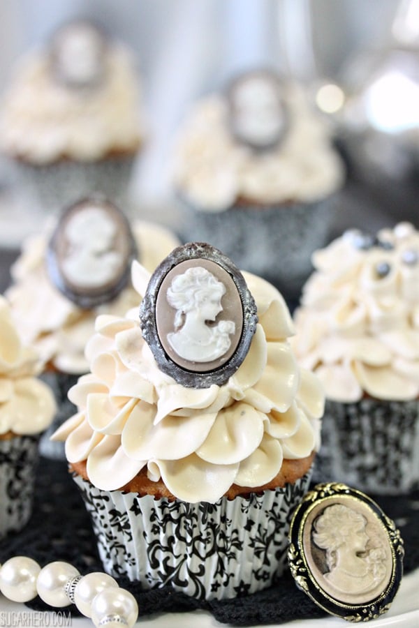 Earl Grey Lavender Cupcakes | From SugarHero.com