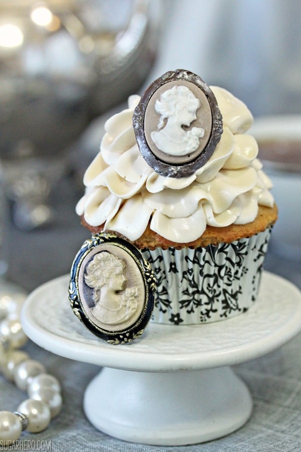 Earl Grey Lavender Cupcakes | From SugarHero.com