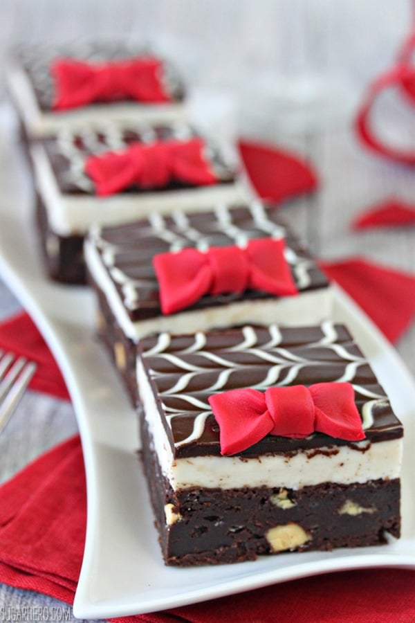 Tuxedo Brownies | From SugarHero.com