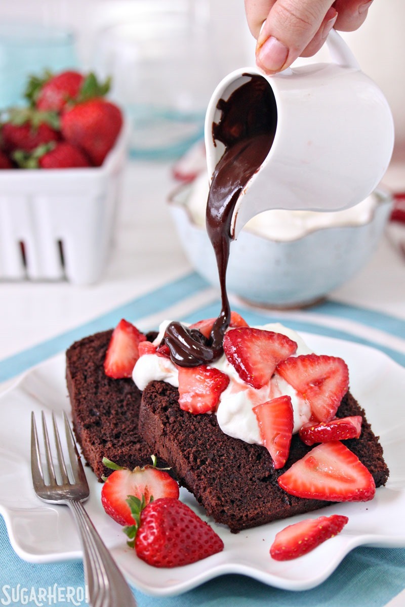 Chocolate Pound Cake | From SugarHero.com