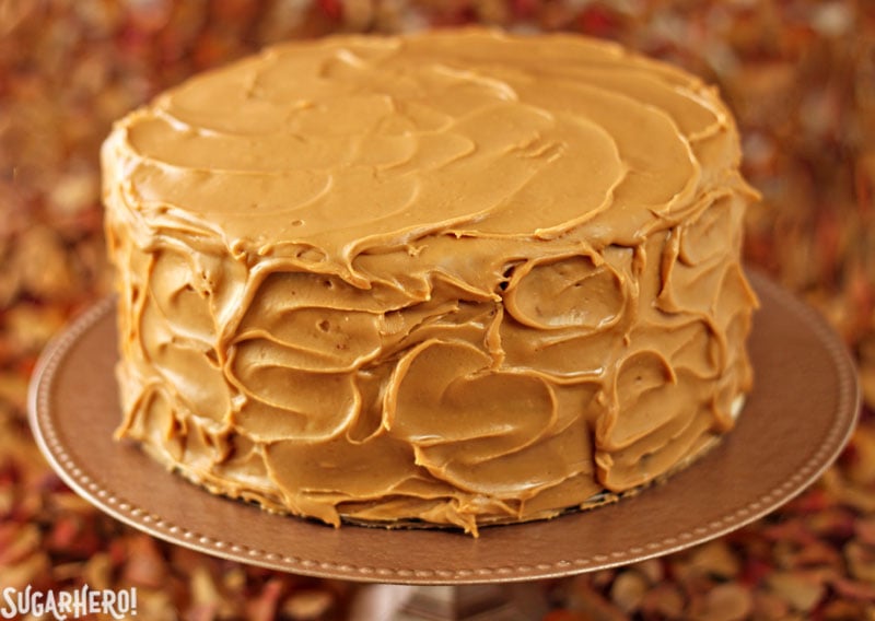 Caramel Apple Cake | From SugarHero.com