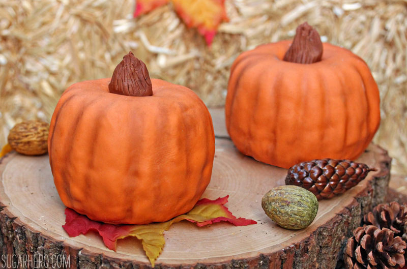 Pumpkin Bundt Cakes | From SugarHero.com