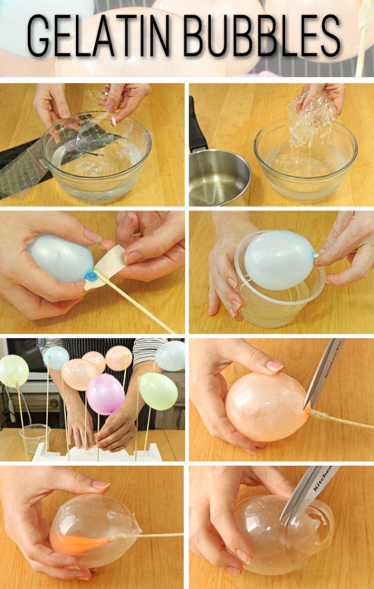 Snow Globe Cupcakes with Gelatin Bubbles SugarHero