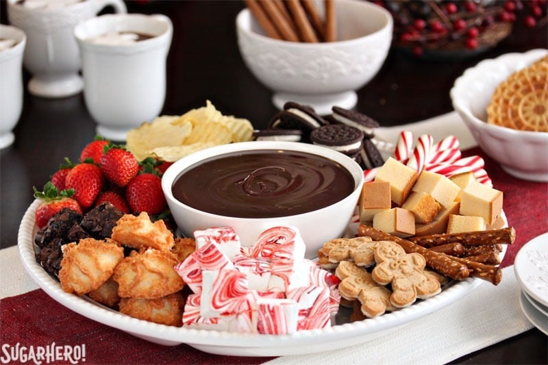 Double Chocolate Fondue | From SugarHero.com