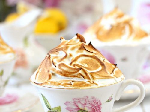 Lemon Meringue Teacup Cakes Sugarhero