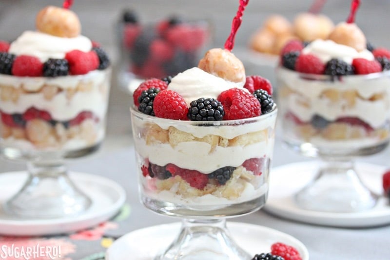 Doughnut Trifles | From SugarHero.com