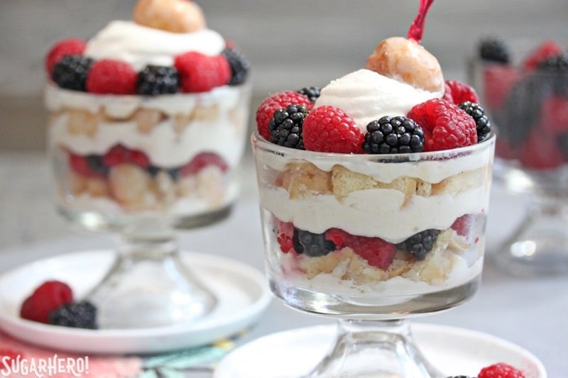 Doughnut Trifles | From SugarHero.com