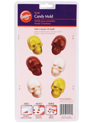 3D Skull Candy Mold
