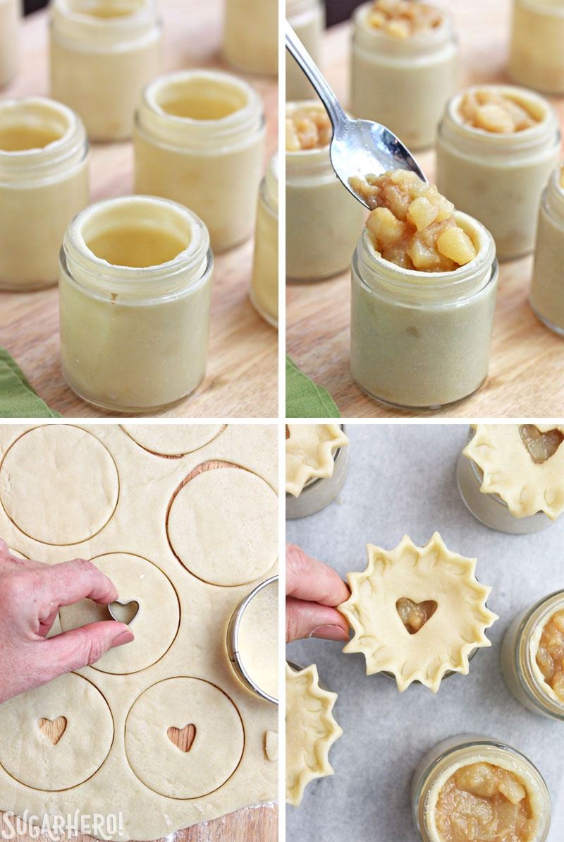 Pear Pie In A Jar | From SugarHero.com