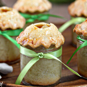 Pear Pie In A Jar | From SugarHero.com
