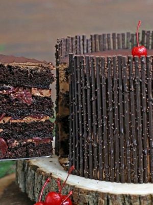 Black Forest Cake | From SugarHero.com