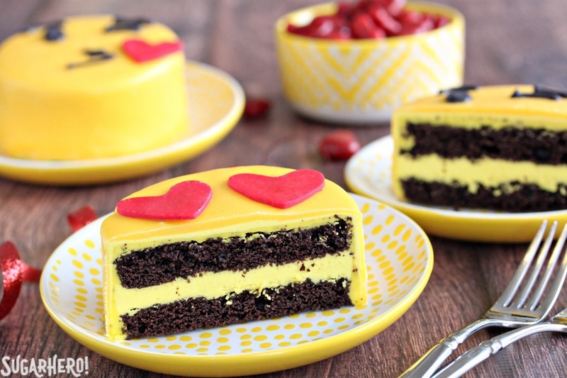 Emoji Cakes - mini chocolate cakes with emoji designs! | From SugarHero.com