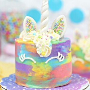 Unicorn Cakes | From SugarHero.com