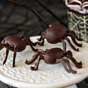 Chocolate Spiders | From SugarHero.com