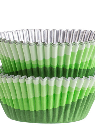 Green Ombre Color Cups | From SugarHero.com