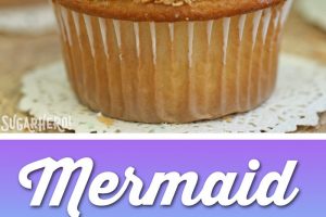 Mermaid Cupcakes - gorgeous under-the-sea cupcakes with mermaid tails and chocolate seashells! | From SugarHero.com