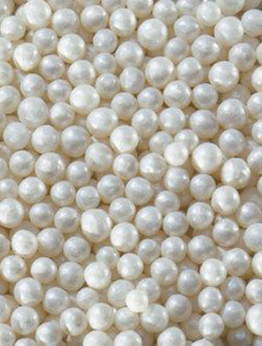White Sugar Pearls | From SugarHero.com