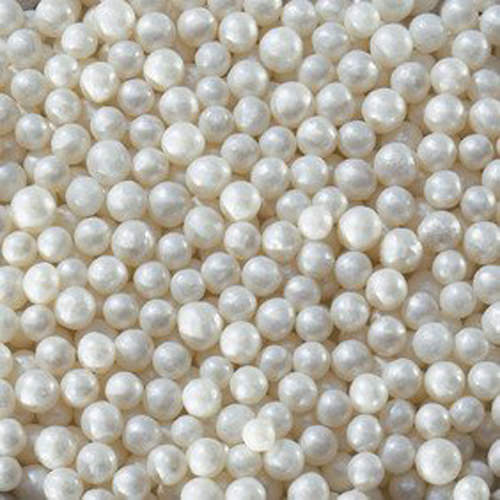 White Sugar Pearls | From SugarHero.com