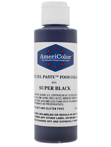 Black Gel Food Coloring | From SugarHero.com