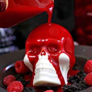 Melting Chocolate Skulls | From SugarHero.com