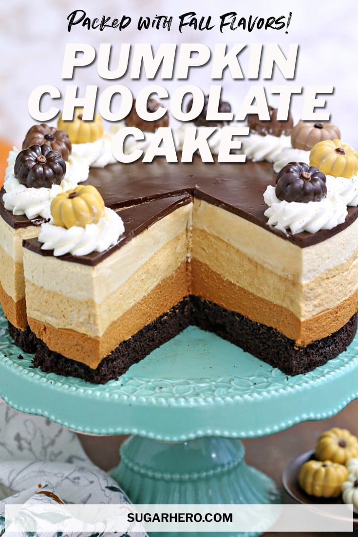 Pumpkin Chocolate Mousse Cake - SugarHero