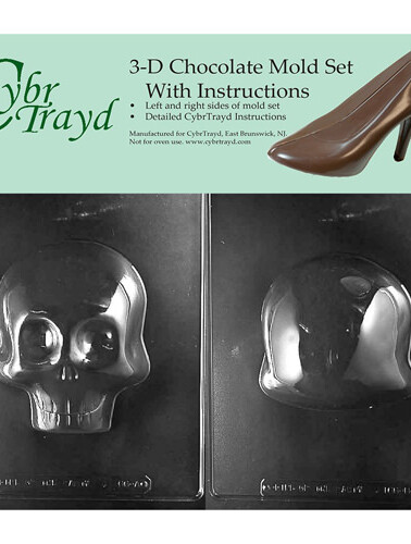 Skull 3D Candy Mold | From SugarHero.com