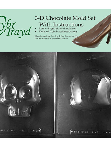 Skull 3D Candy Mold | From SugarHero.com