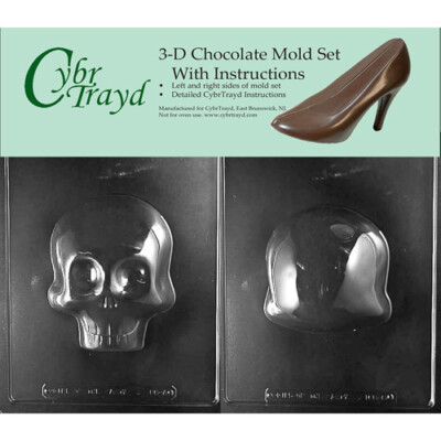 Skull 3D Candy Mold | From SugarHero.com