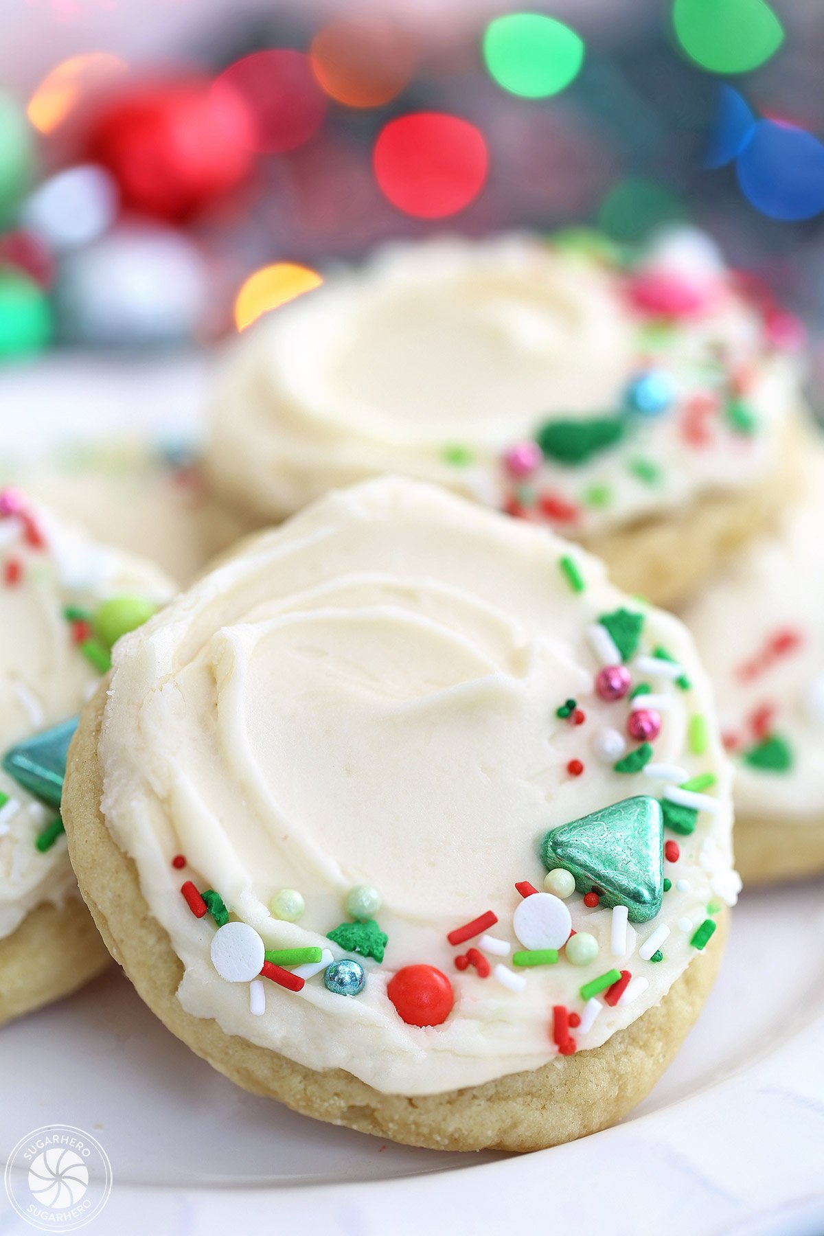 Christmas Containers for Holiday Cookies Candy and Treats with Lids-Light  weight and Stackable Bundle of