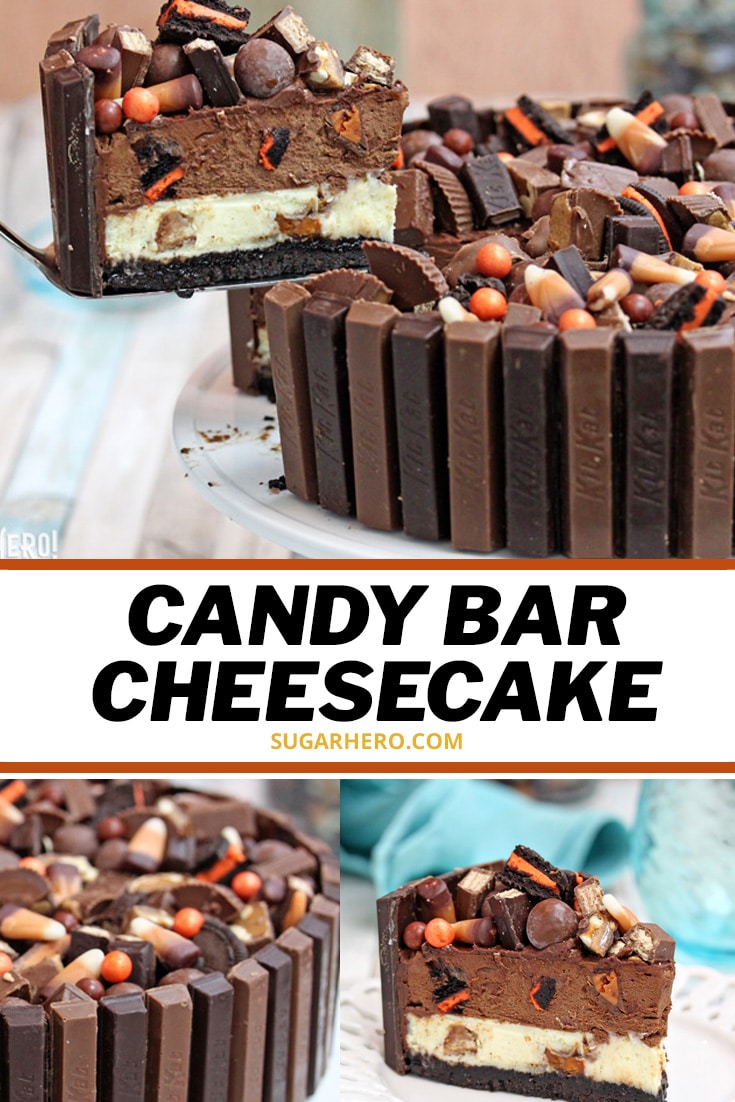 Candy Bar Cheesecake SugarHero