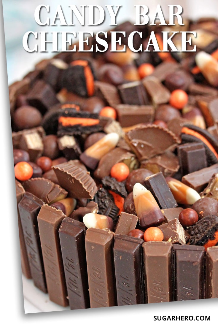 Candy Bar Cheesecake SugarHero