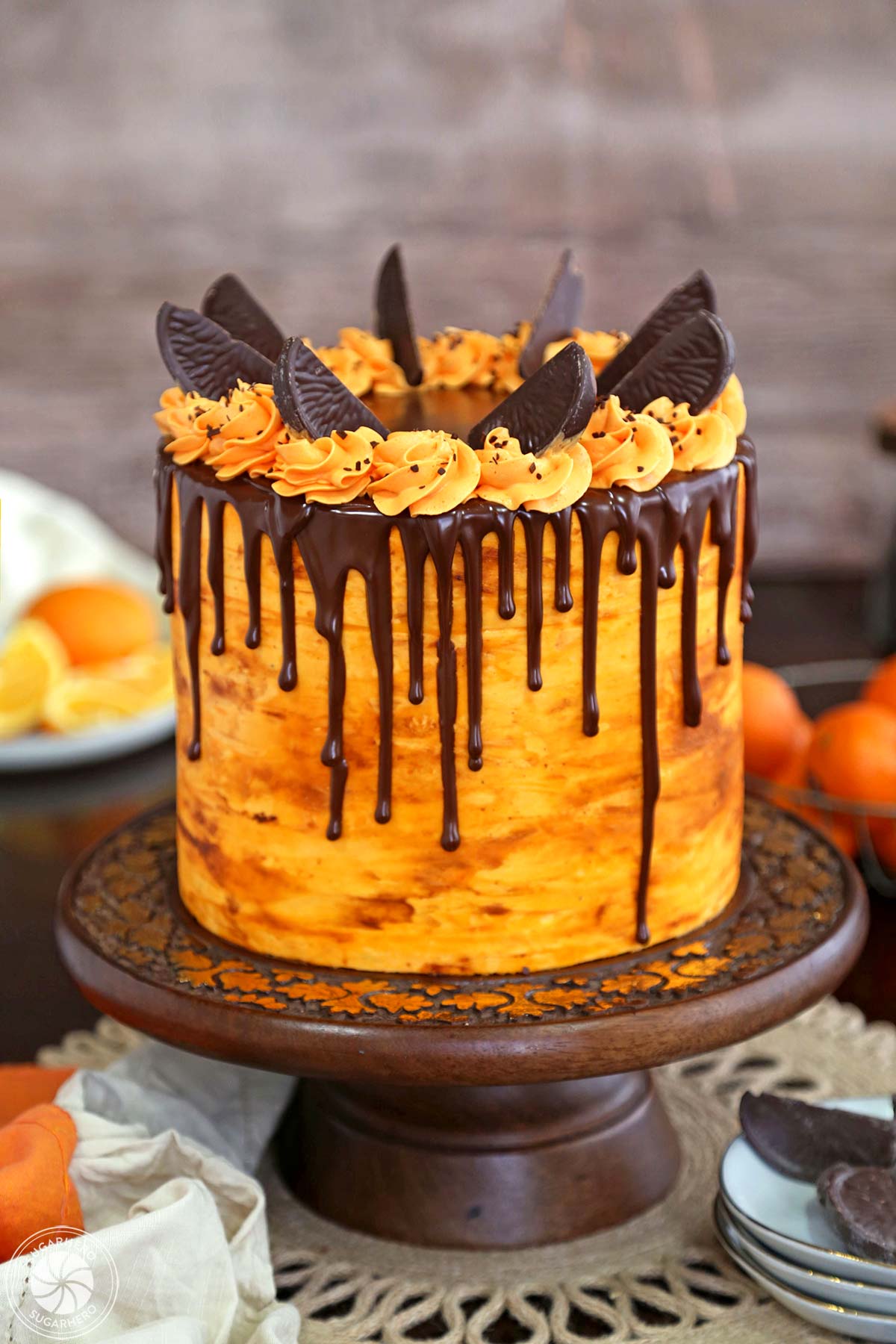 Chocolate Orange Cake - SugarHero