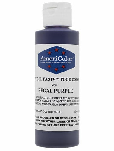 Purple Gel Food Coloring | From SugarHero.com