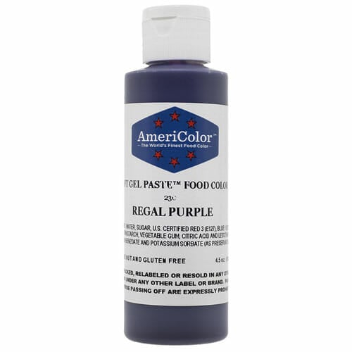 Purple Gel Food Coloring | From SugarHero.com