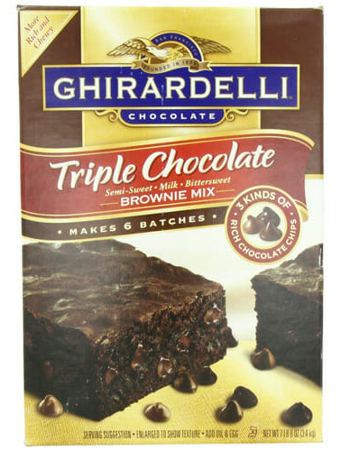Ghirardelli Brownie Mix | From SugarHero.com