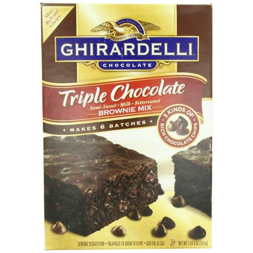 Ghirardelli Brownie Mix | From SugarHero.com