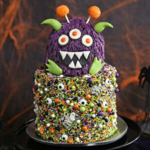 Monster Cake | From SugarHero.com
